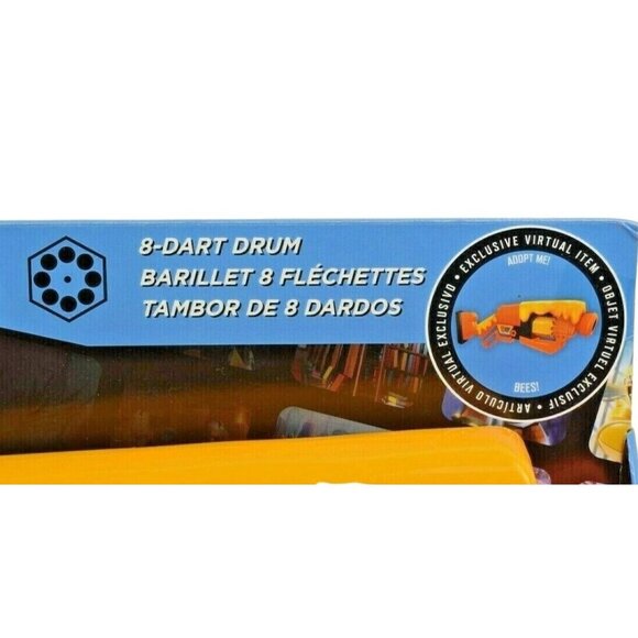 Nerf Roblox Adopt Me Bees 8 Dart Drum Blaster Toy Gun - Picture 4 of 10